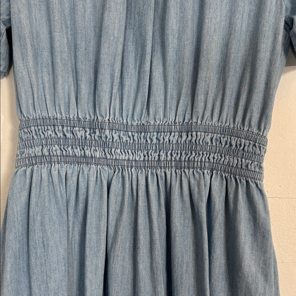 DownEast Denim Dress With Pockets - Picture 4 of 10